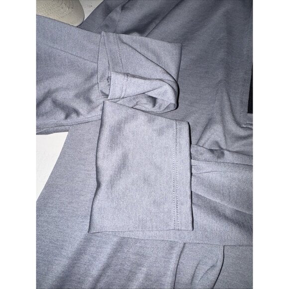 Under Armour Men's XL Loose 1/4 Zip Long Sleeve HeatGear Loose Fit Grey Shirt - Picture 11 of 11